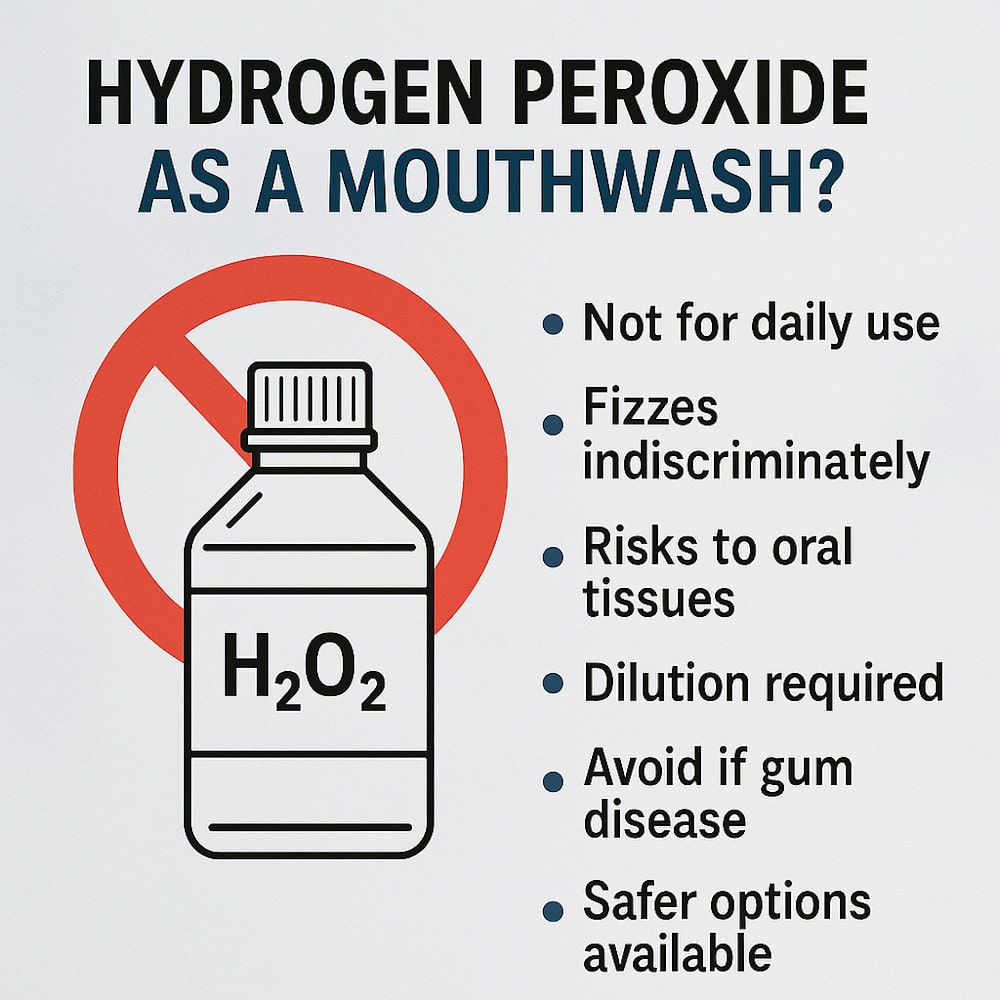 Should You Use Hydrogen Peroxide as a Mouthwash?
